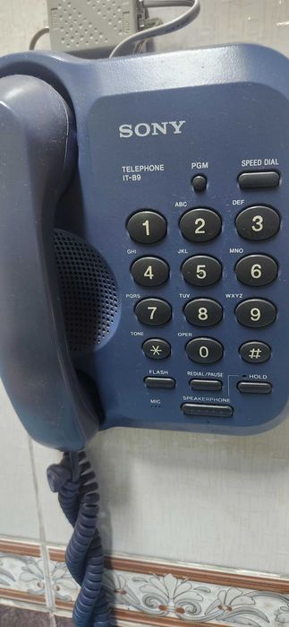 Телефон SONY стационарный проводной