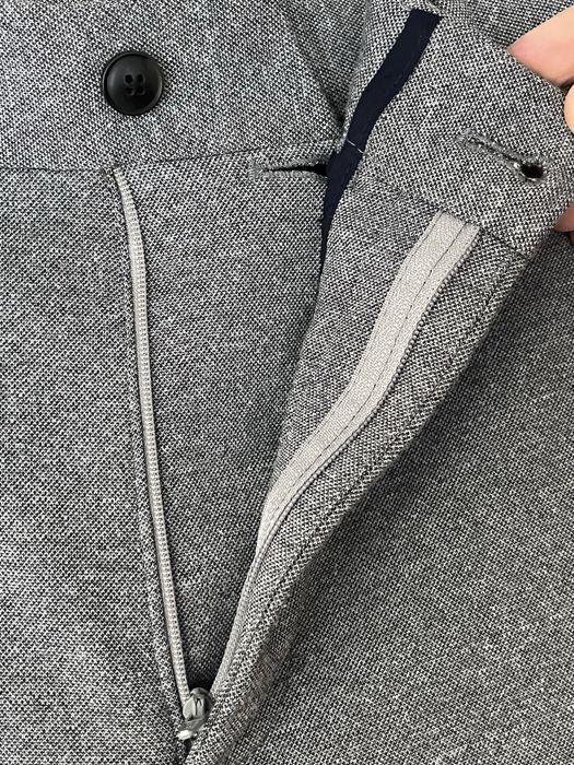 Pantaloni Zara, business-casual, barbati, gri