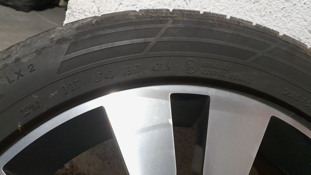 Roti Skoda yeti 17 inchi cu anvelope continental vara