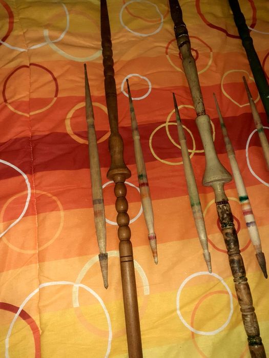 Хурки и вретена за предене на вълна