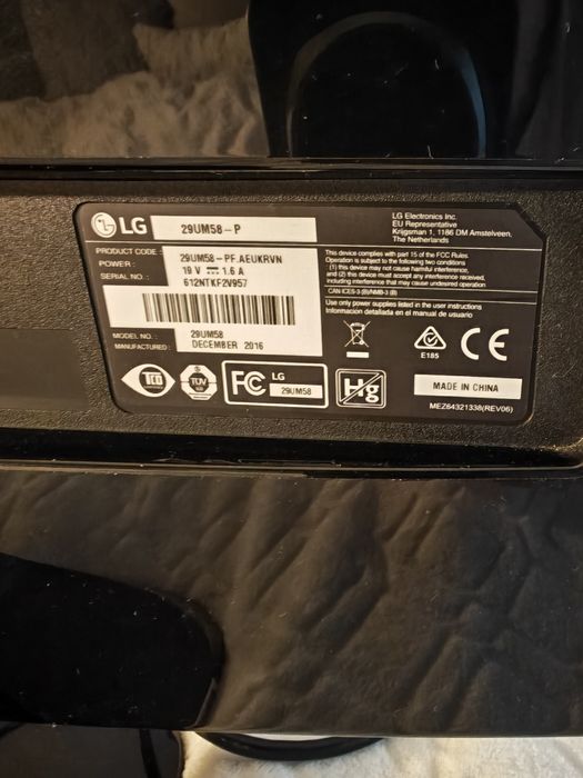 Monitor LG 29' 60hz (2560x1080)