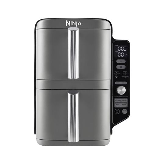 Airfryer double stack XL SL400, 2470W 9,5 l, 6 functii de gatit, gri