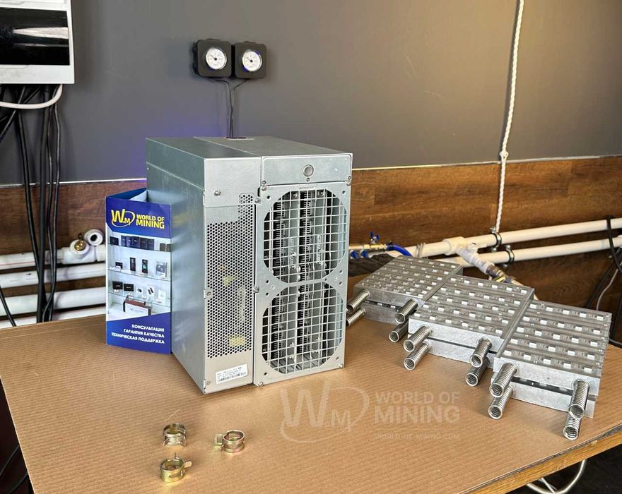 Водоблоки Antminer S21+ T21 S21 Pro L9 S19