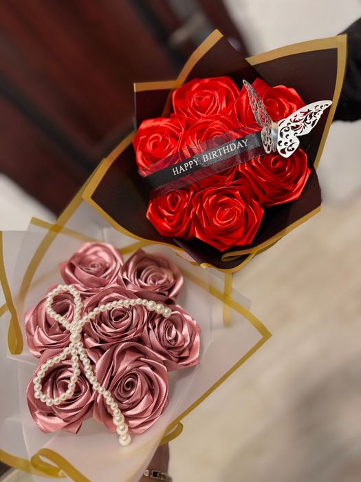 Ръчно изработени вечни букети