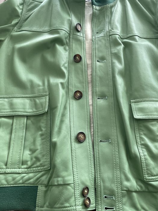 Geaca de piele mărimea 50- 52 Lanificio Italia