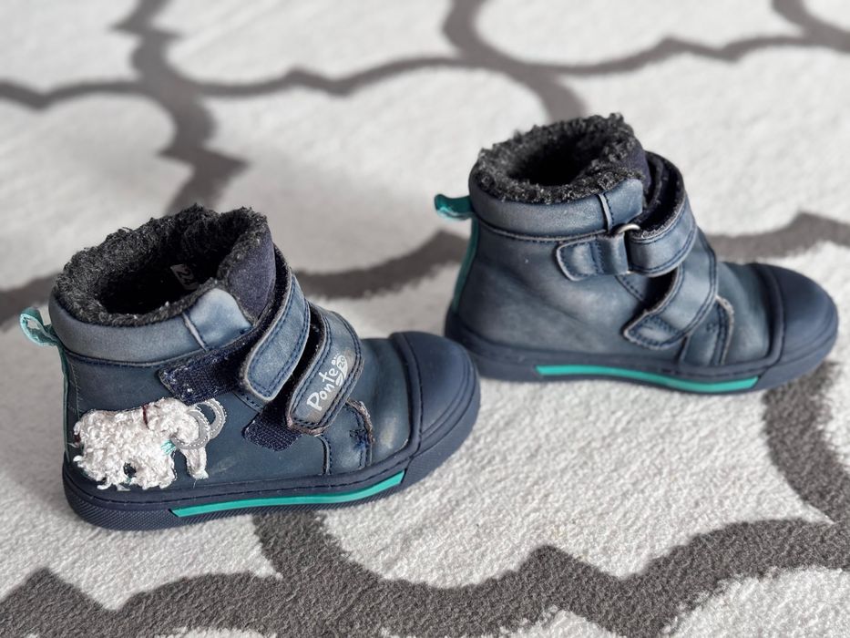 Ghetute iarna copii, cu supinatie, imblanite marime 24