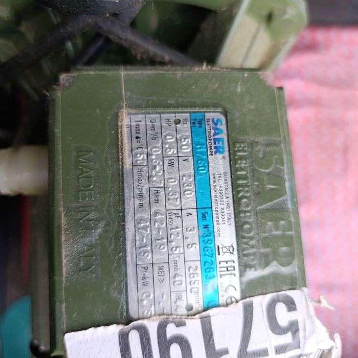 Hidrofor Imera AO24 și pompa Sare M60