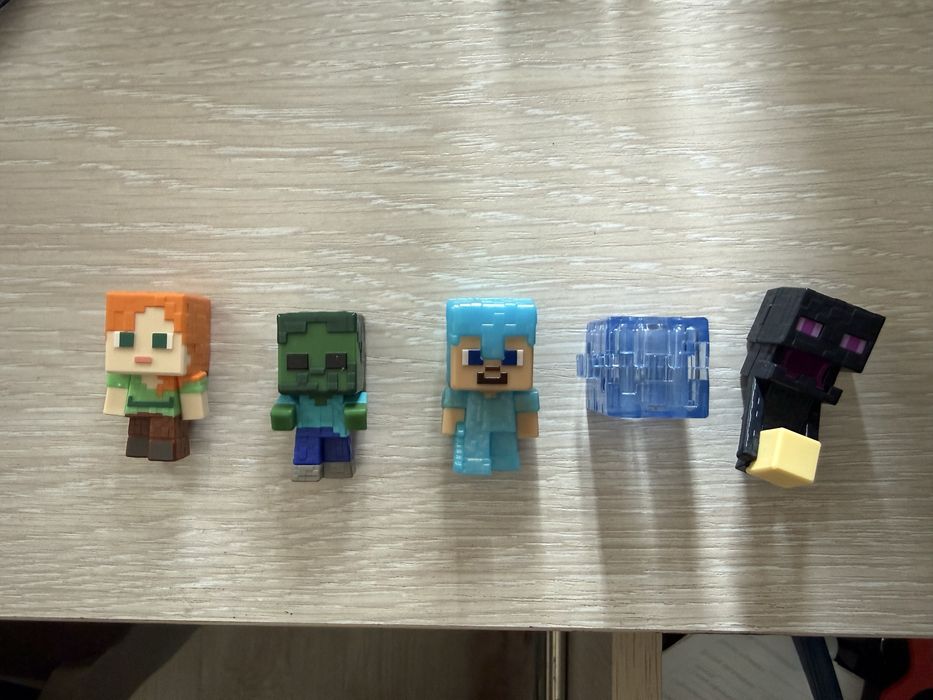 фигурки minecraft kinder joy
