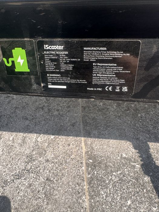 Schimb trotineta iscooter I9 max