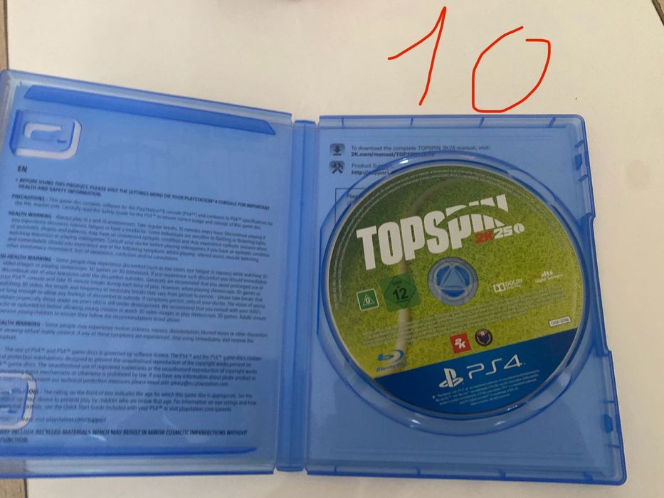 Продавам игри за PS4(FC25, Dead Island, Diablo, TopSpin)