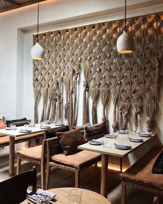 Ръчно изработени Завеси , Стенни Декорации Макраме - 100 % Памук