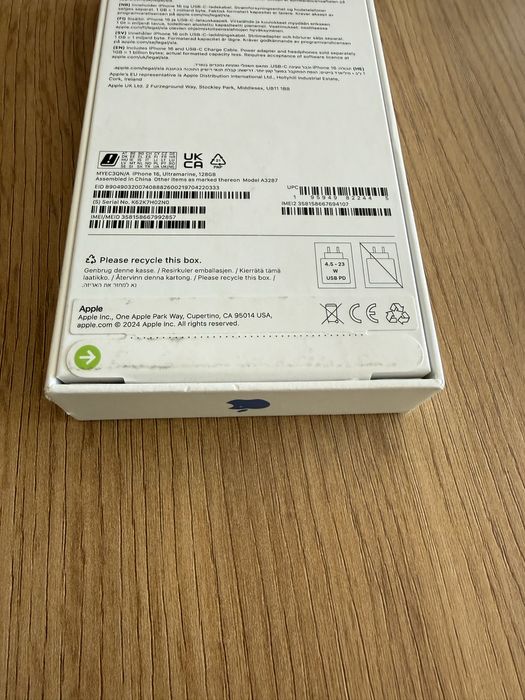 iPhone 16 Ulltramarine,128GB-Нов запечатан гаранция