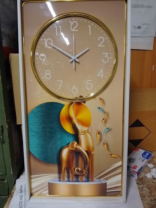 Стенен часовник-пано