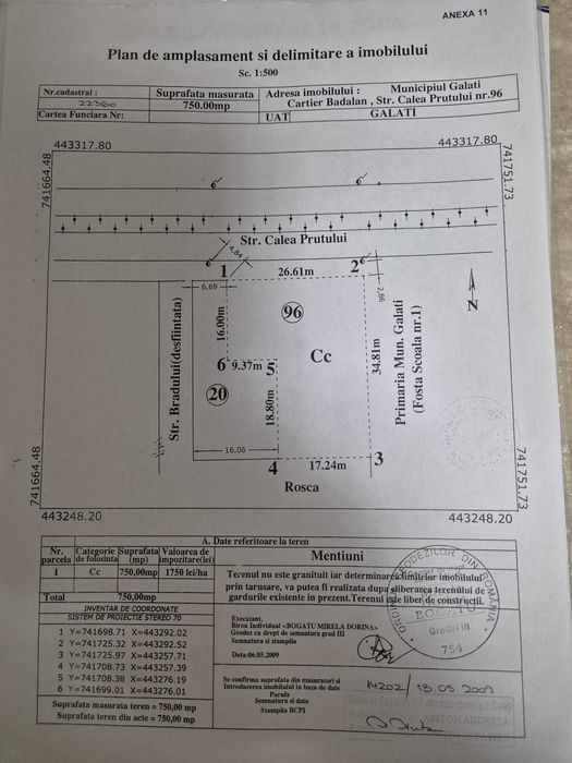 Teren Calea Prutului