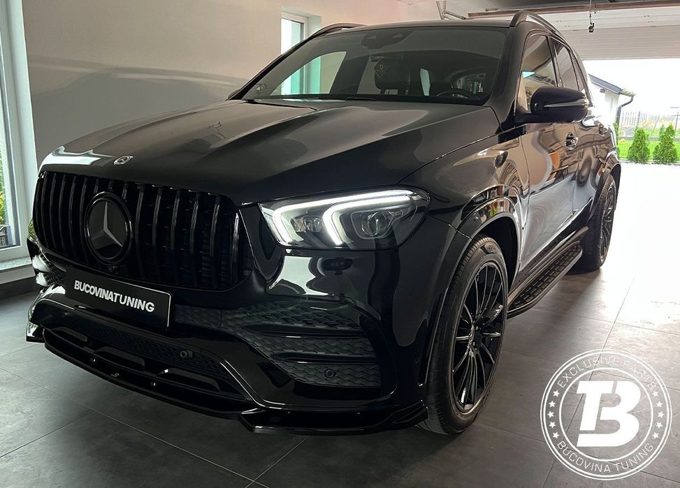 Praguri Aluminiu compatibile cu Mercedes GLE SUV W167 V167 Black