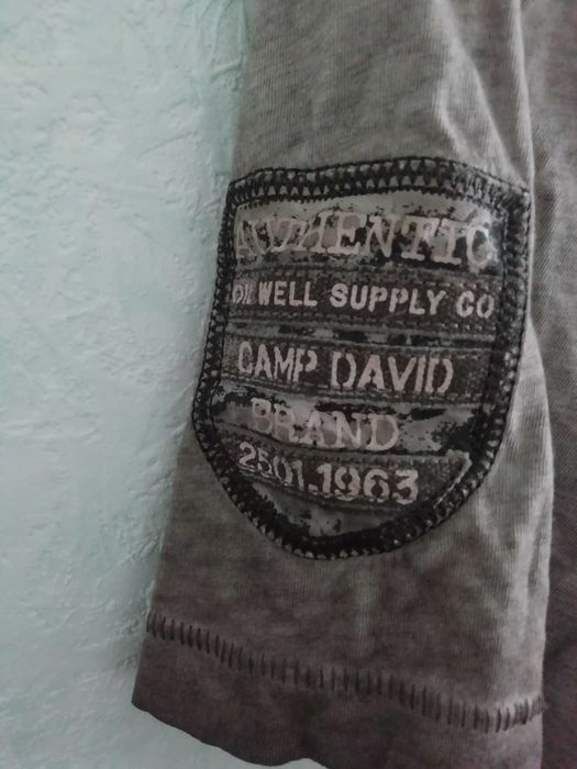 Camp David нова оригинална тениска поло с яка мъжки M/L памучна