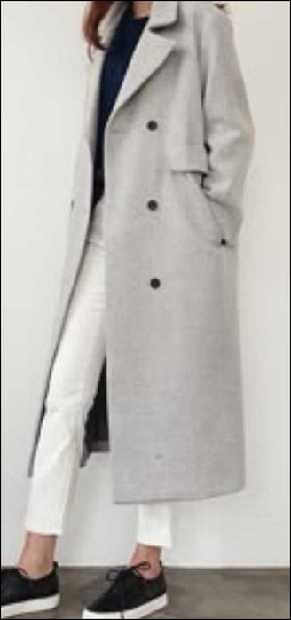 Пальто песочное кашемир новый