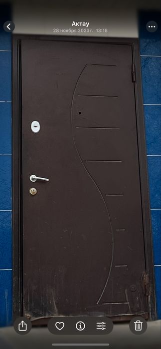 Железный дверь б/у