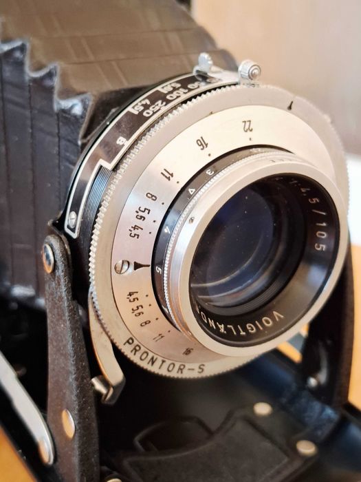 Camera foto 6X9 Voigtlander Bessa I obiectiv 105 mm f/4.5 Vaskar