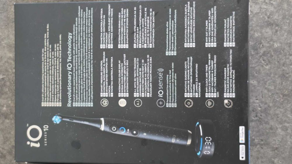 Електрическа четка за зъби ORAL B iO 10 BLACK ЧЕРЕН