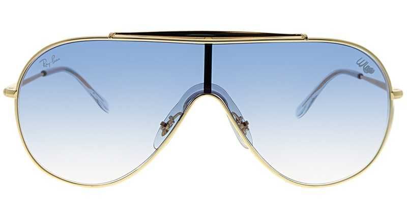 Ochelari de soare RAY-BAN Wings negru sau ble degrade RB3597 002/11