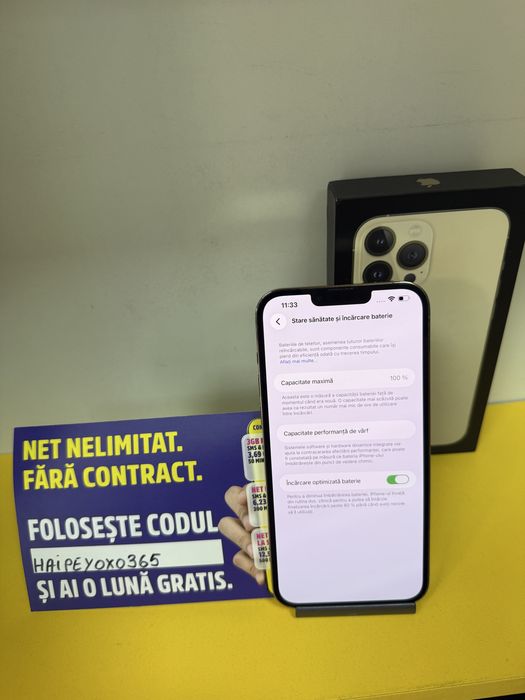 Iphone 13 pro max 128 gb 100% bateria