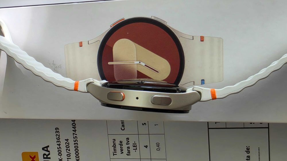 Ceas Smart Samsung Galaxy Watch7 40mm, culoare Beige/Cream, Bluetooth