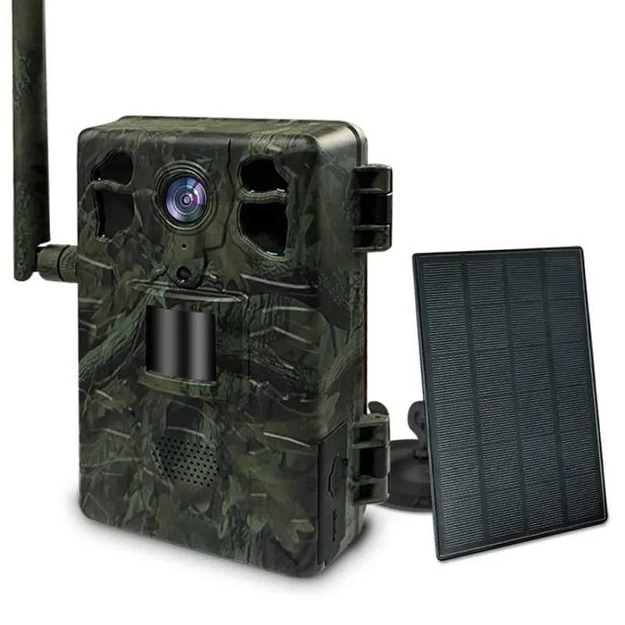 H6 4G Ловна камера със соларен панел,батерии, снимки и гледане на живо
