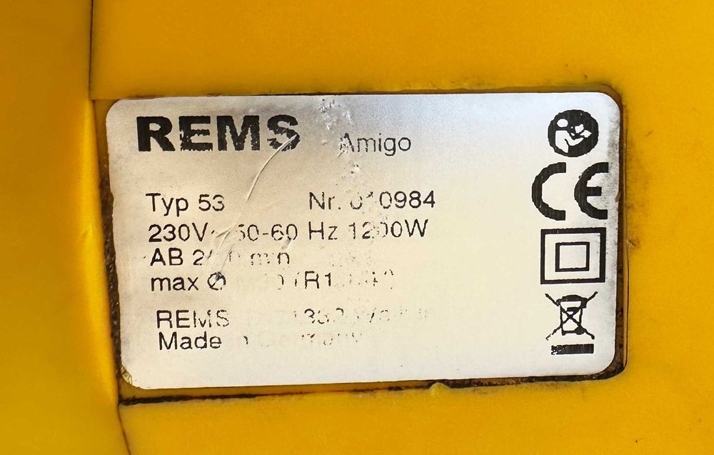 REMS Amigo - Електрическа винтонарезка