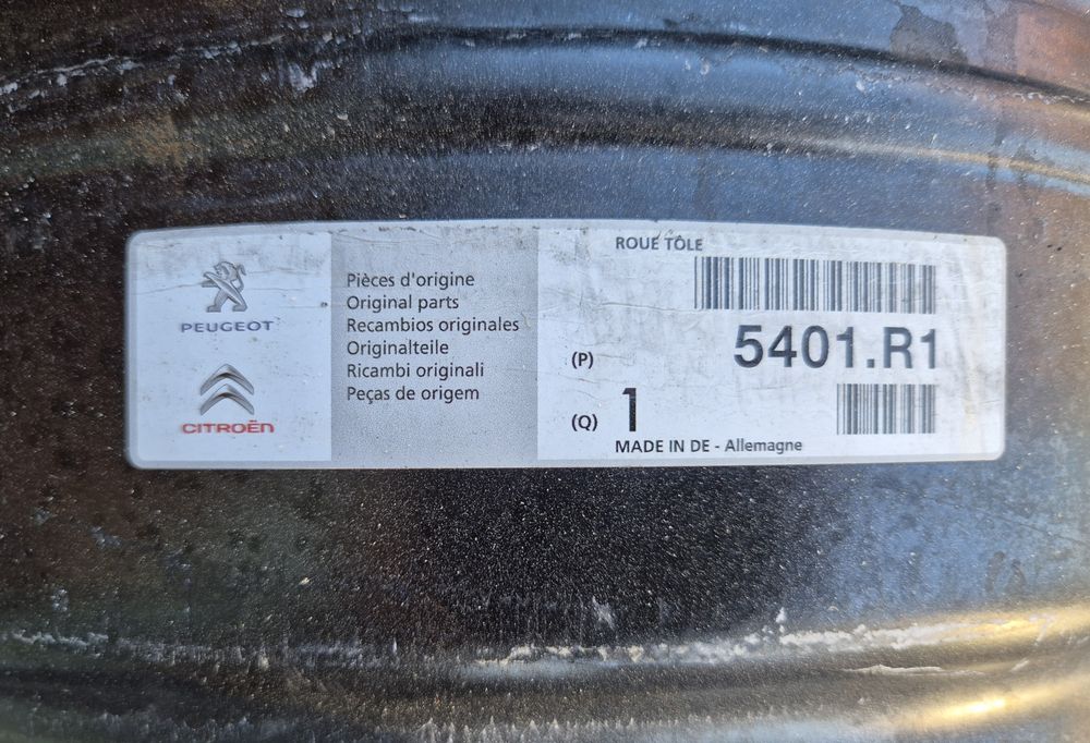 O jantă Citroën Jumper R16C - 7Jx16H2 ET42 distanța 5x108