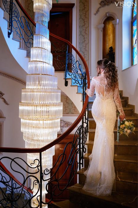 Rochie mireasa Maya Fashion lunga sirena + A-line 2 in 1