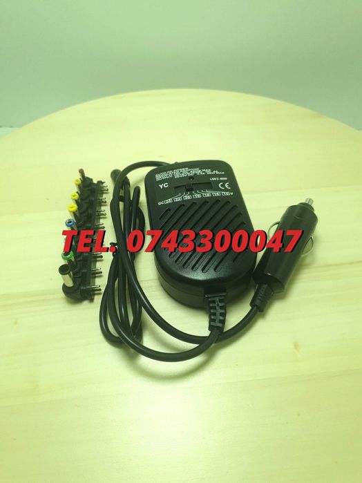 Incarcator Universal Pentru Laptop Pentru Auto Alimentare La 12v