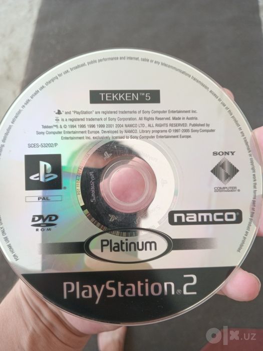 Playstation 2 Tekken 5 Disk Original
