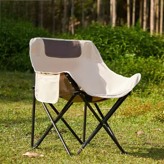 Комплект складной стол и стулья для пикника бежовый цвет 6 стул 1 стол