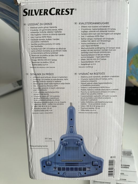 Прахосмукачка против акари бактерии