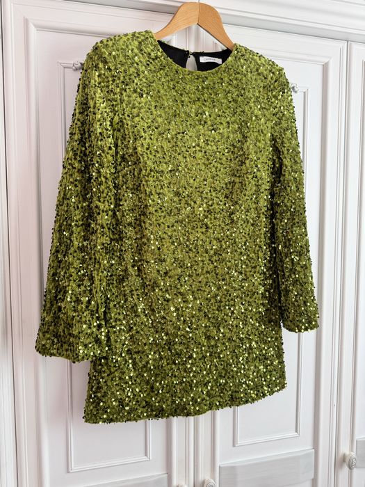 Рокля Lumina ,zara,guess с пайети официални