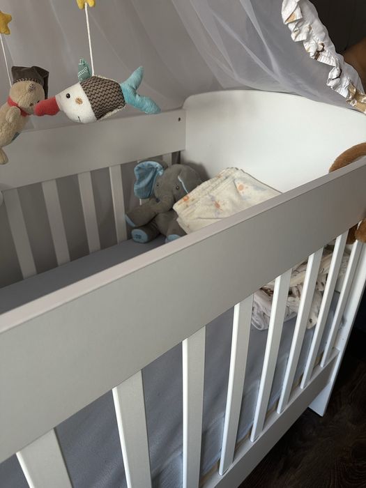 Patut + saltea din fibra de cocos de vanzare