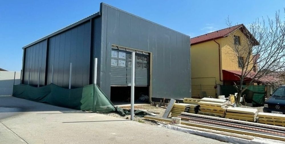 Vând hală metalica 15x10x4