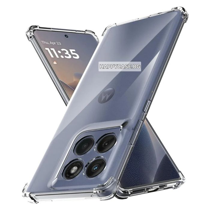 Motorola Edge 60 / 60 Fusion / 60 Pro / Удароустойчив TPU силиконов кейс с камера протектор