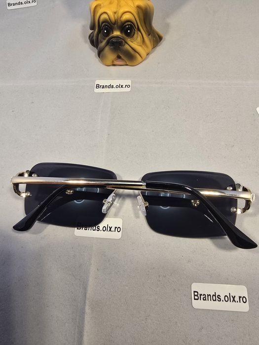 Set Ochelari de soare Cartier Rimless Black, 17594, made in Italy