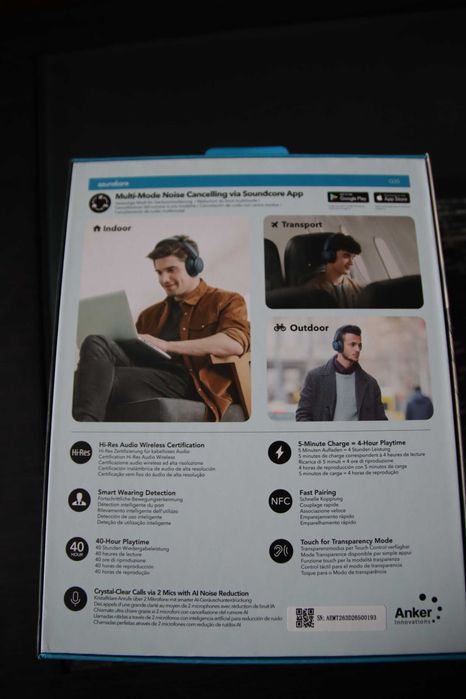 Безжични слушалки Soundcore Q35 ANC