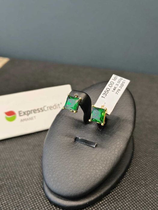 (AG51) Cercei aur 14k 3.50g b779.2 - Garantie 2 ani!