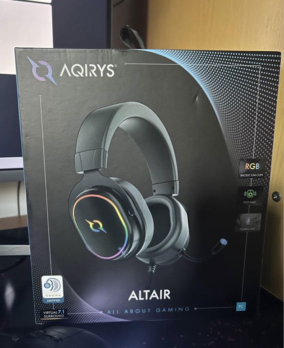 Căști gaming Aqirys Altair-noi, inlocuite pe garanție