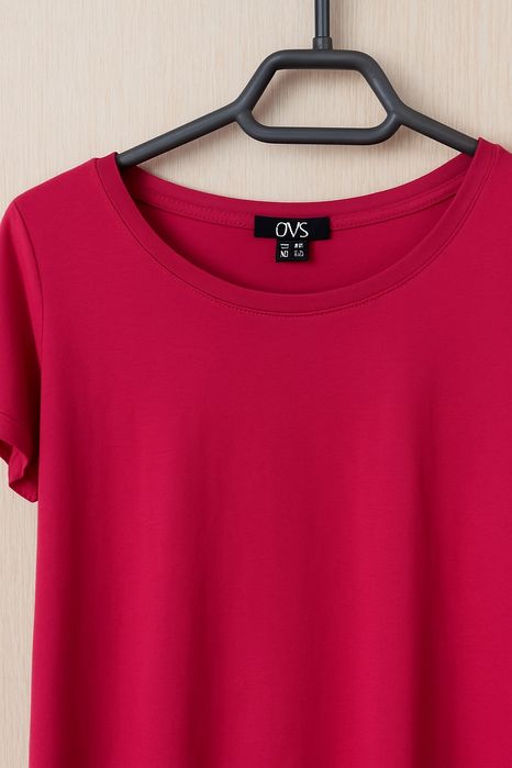 Tricou OVS roz fucsia – mărimea M, stare excelentă