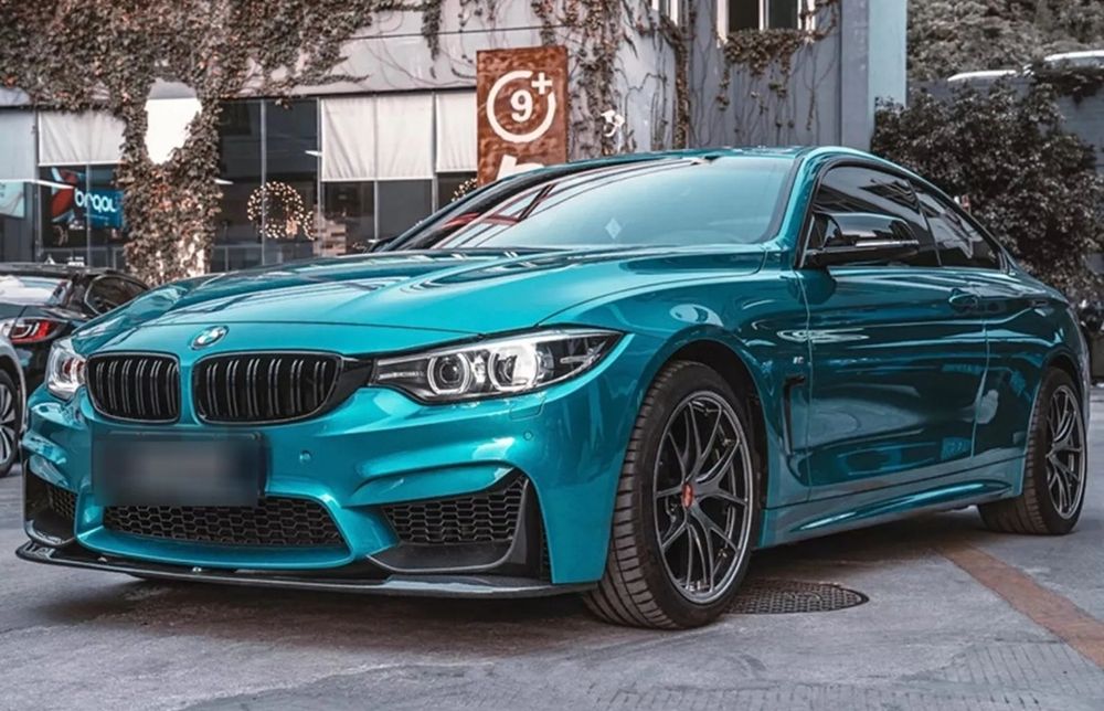 Grilă dublă / nari BMW Seria 4 F32 F33 F82 F83 – Model M  Negru Lucios