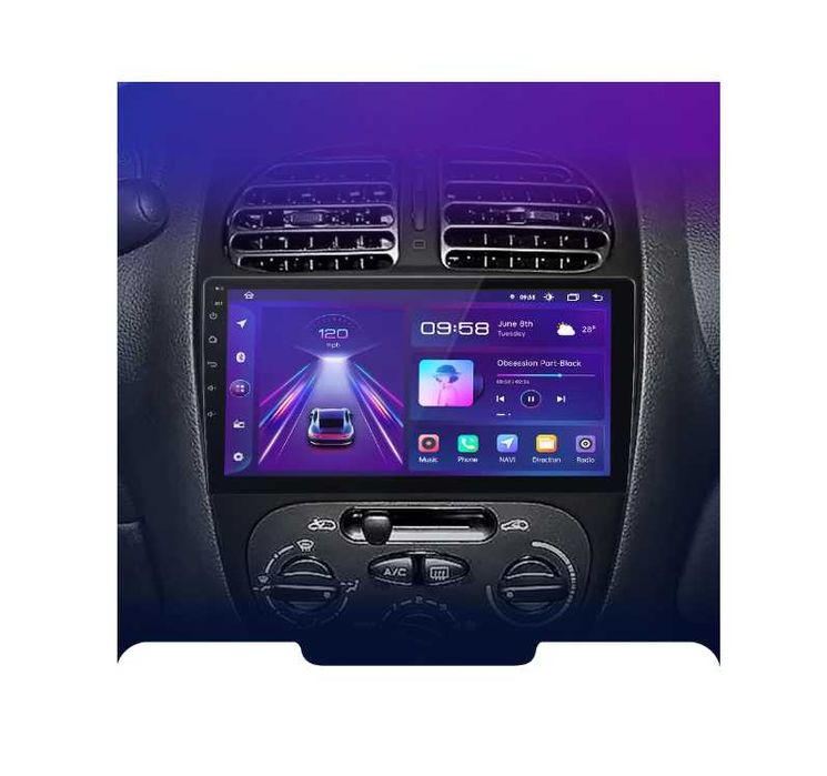 CarPlay мултимедия за Пежо 206 Peugeot 206 2001 - 2008 НОВА