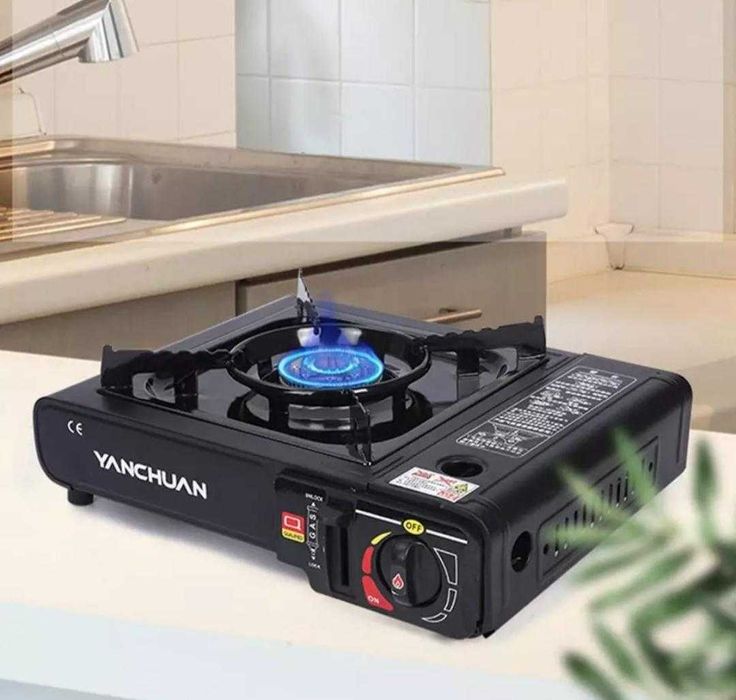 Aragaz portabil 2 in 1 camping  la butelie GPL sau propan spray