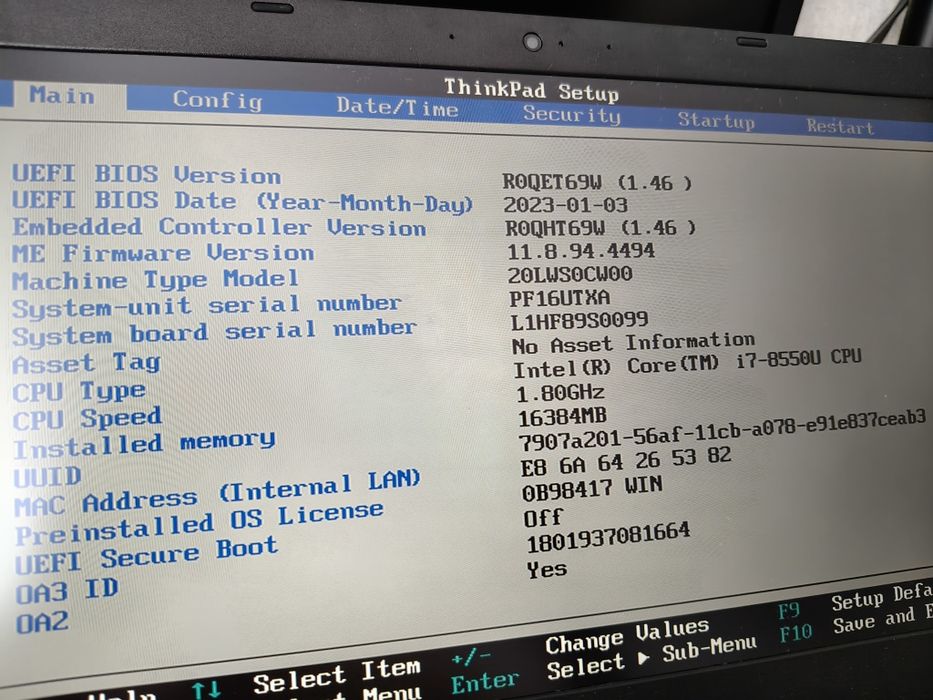 Ноутбук Lenovo Thinkpad L580