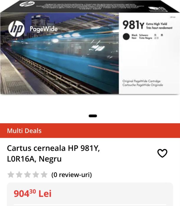 Cartus imprimanta HP 981y