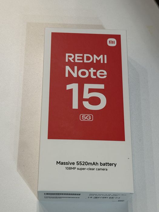 Xiaomi Redmi Note 15 sigilat  5G  256 Gb 8 gb ram